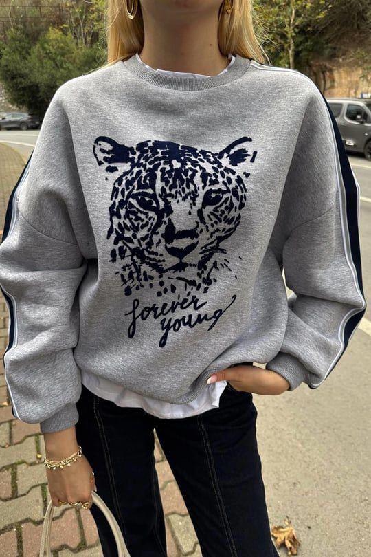 Felpa con Cappuccio Tiger Royal